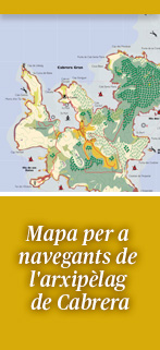 Mapa per a navegants de l'arxipèlag de Cabrera
